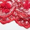1 Yard Tulle Lace Fabric with 3D Embroidered Applique Design, 52″ Wide